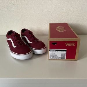 Vans Old Skool Cordovan/True White Skate Sneakers